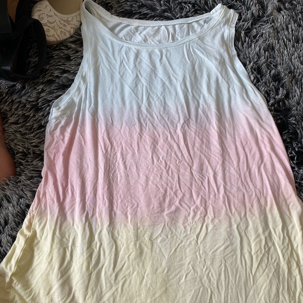 Multicolor AE tank. SO SOFT!